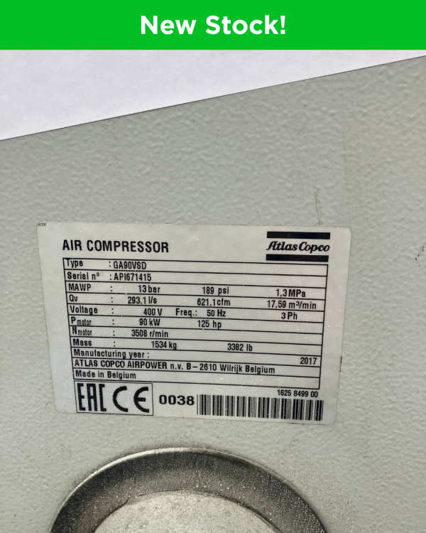 Atlas Copco - GA90 VSD 2nd unit - Image 2